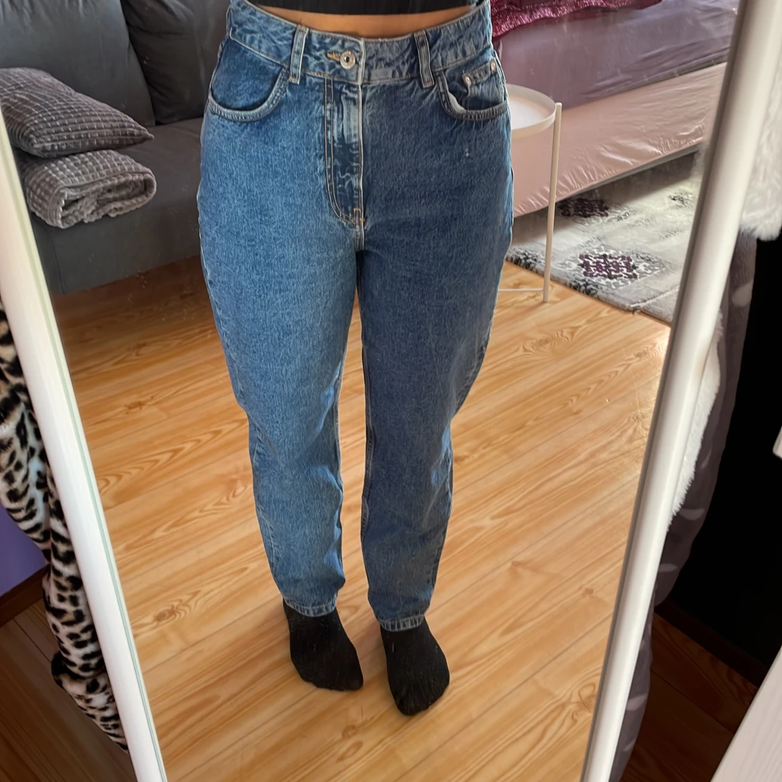 Mom jeans från zara 
