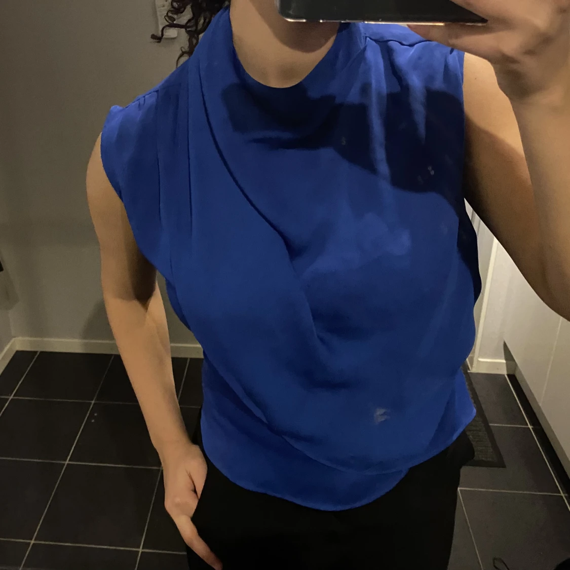 Fest topp kornblå - 90