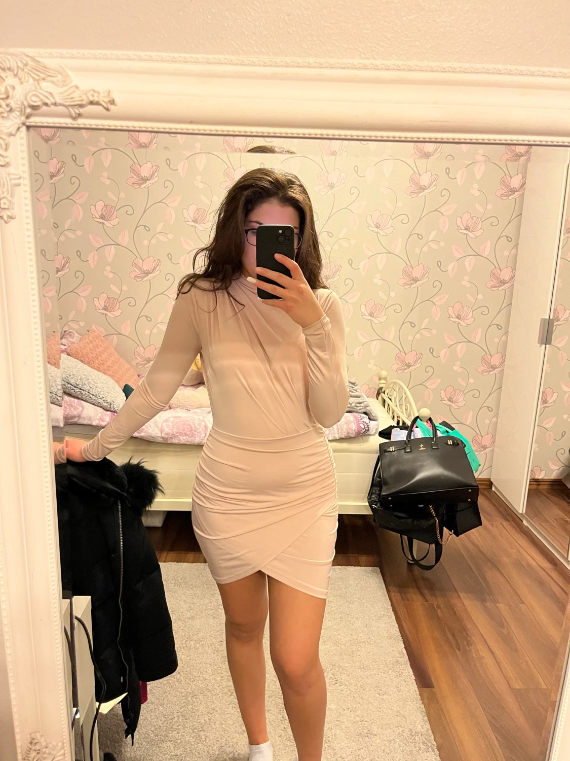 Beige klänning  - 90