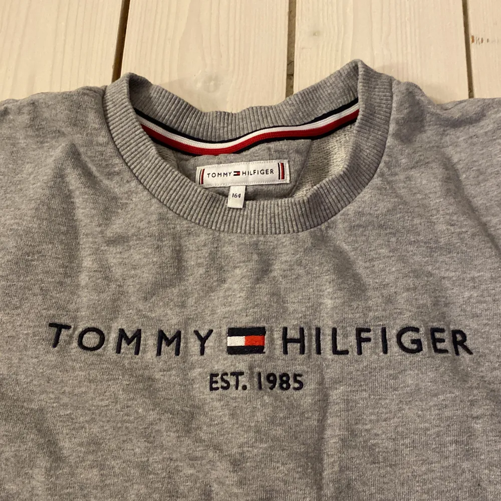 Säljer denna klänning från Tommy hilfiger som ej kommer till användning längre och är för lite. Storleken är 164 (cm) och är i väldigt fint skick!. Mekot.
