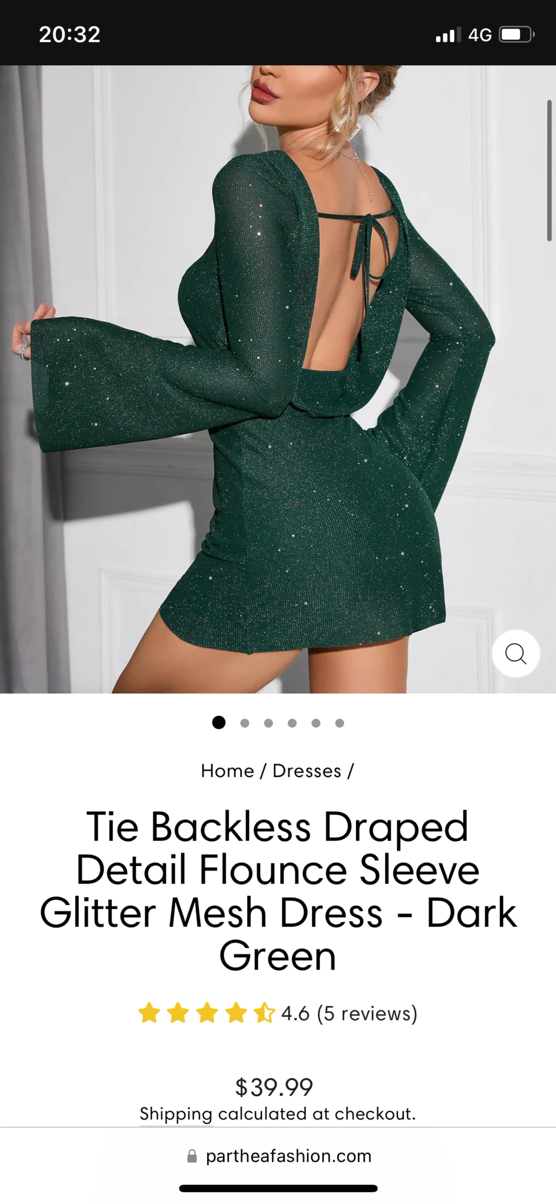 Klänning från Parthea