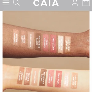 CAIA MULTI USE PALETTE  - Säljer min Nästan nya CAIA  multi use palette i medium to deep! Innehåller: rouge,bronzer,settingpuder,contour,highligter i olika nyanser. Discifinerad. 699nypris