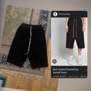 Rick Owens Mainline Karloff Pods - Mainline-rick till pangpris? Lets goooo  Väldigt trevliga byxor i stlk 46 (passar 26-34). Skicket e top notch minus en liten flaw med bakfickan. Som tur är så är ripen i princip osynlig och påverkar inte fit elr hållbarhet. Nypris 4500 öppen för offers