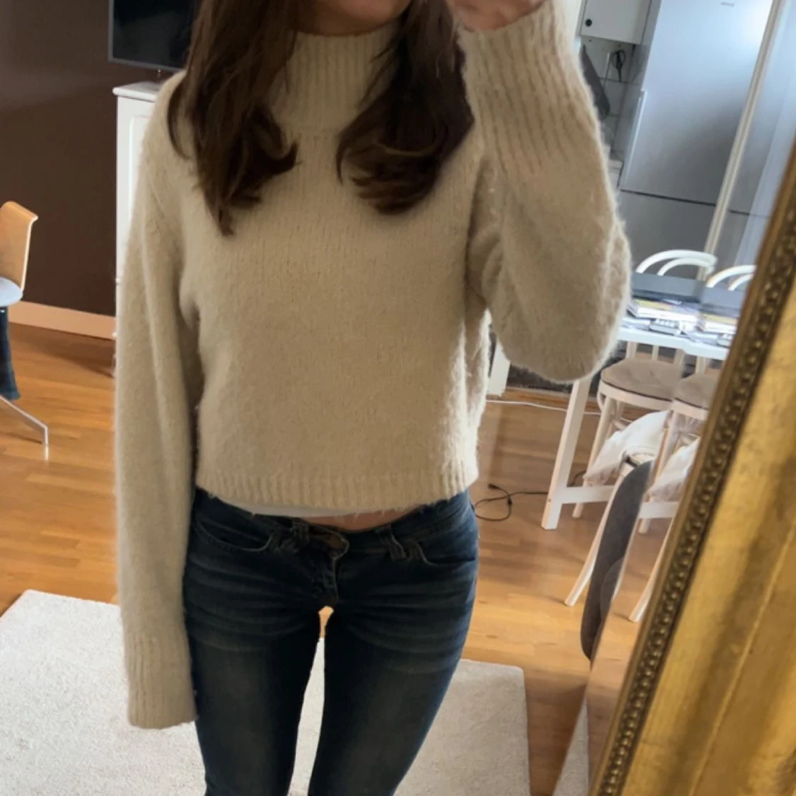 Stickad zara tröja - 90