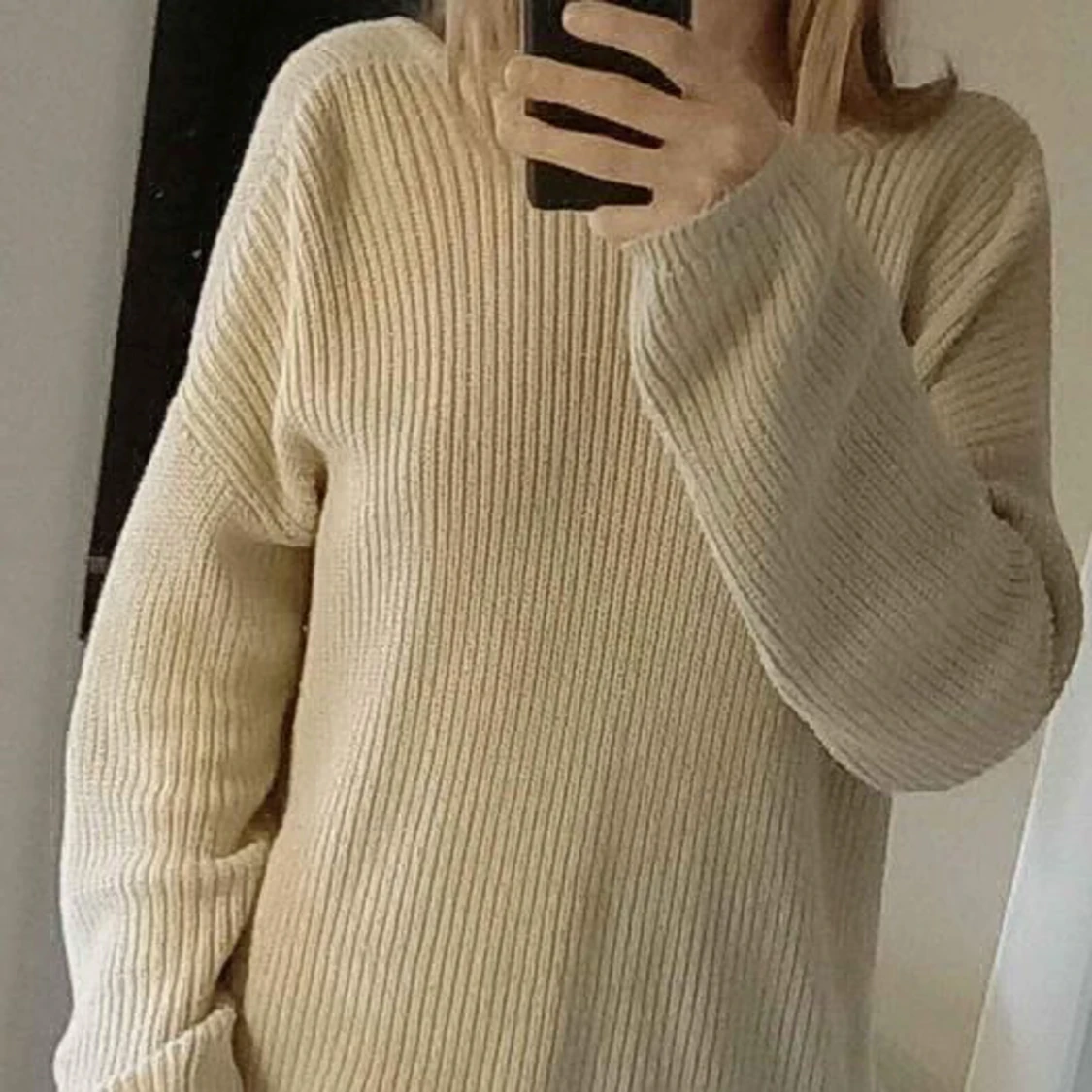 Stickad tröja, stl. S - 90