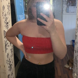 Tubtopp - Röd tubtopp från ginatricot i stl S. Axelbanden är bortklippta. 50kr för en eller alla fyra för 150kr! Hund och katt finns i hemmet.