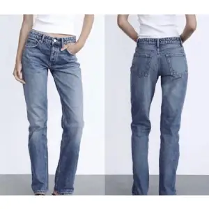 Såå snygga zara jeans i storlek 36! OBS: Säljer de ljusblåa!! Som nya💖 