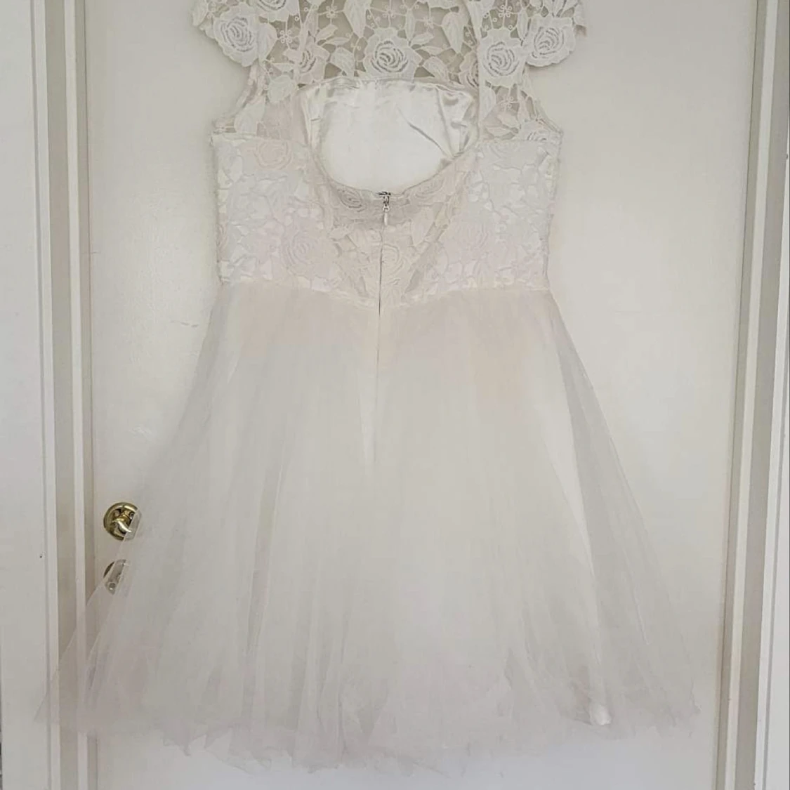 Vit klänning  - 90