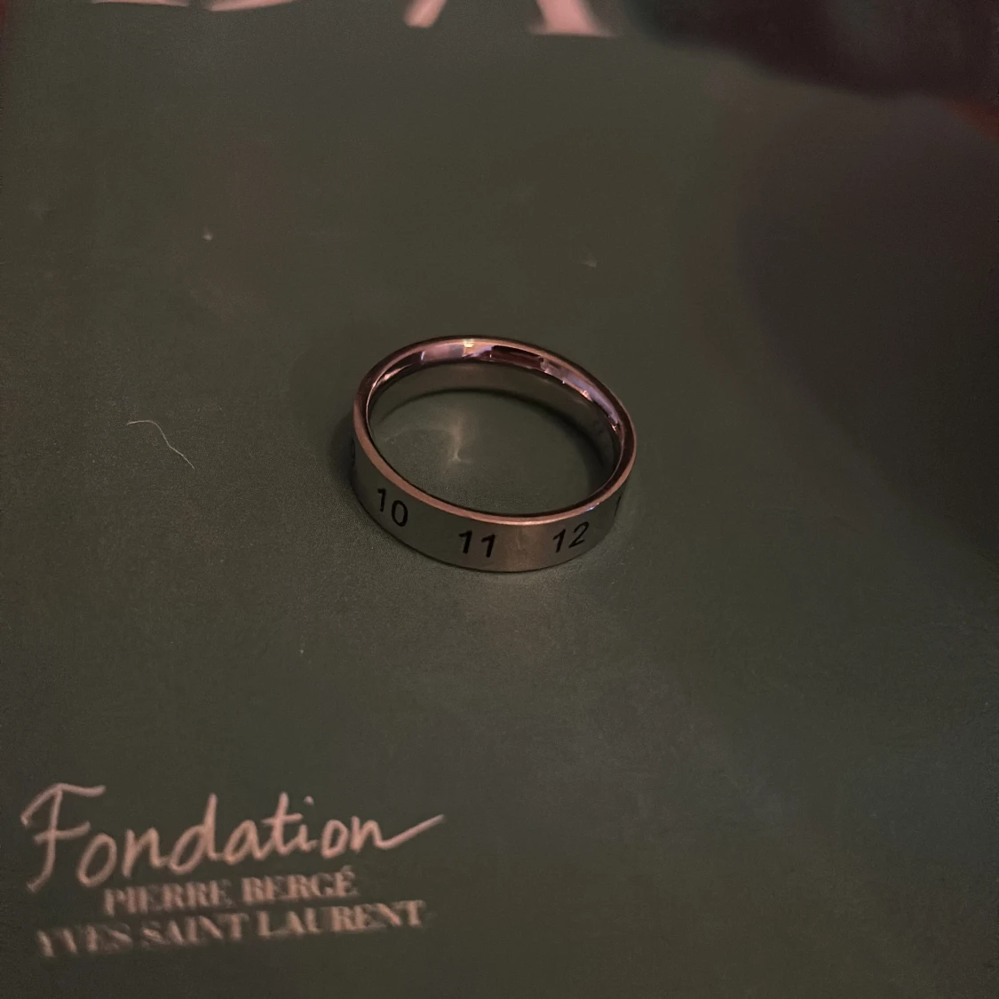 Maison Margiela ring med nummer - 90