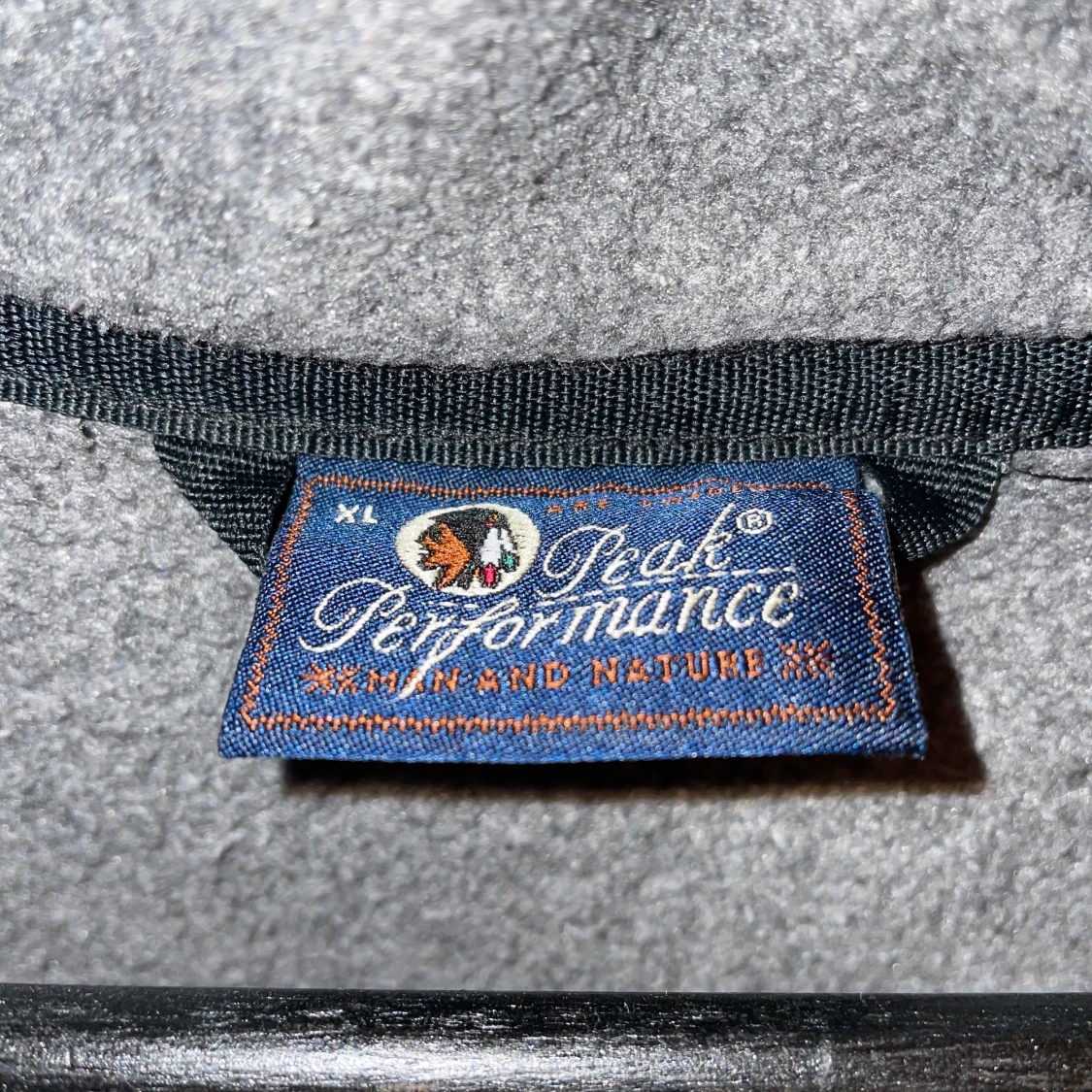 Vintage peak fleeceväst - 90