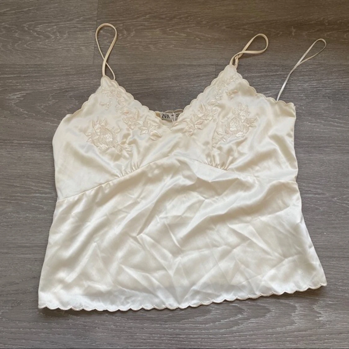 Zara satin topp - 91