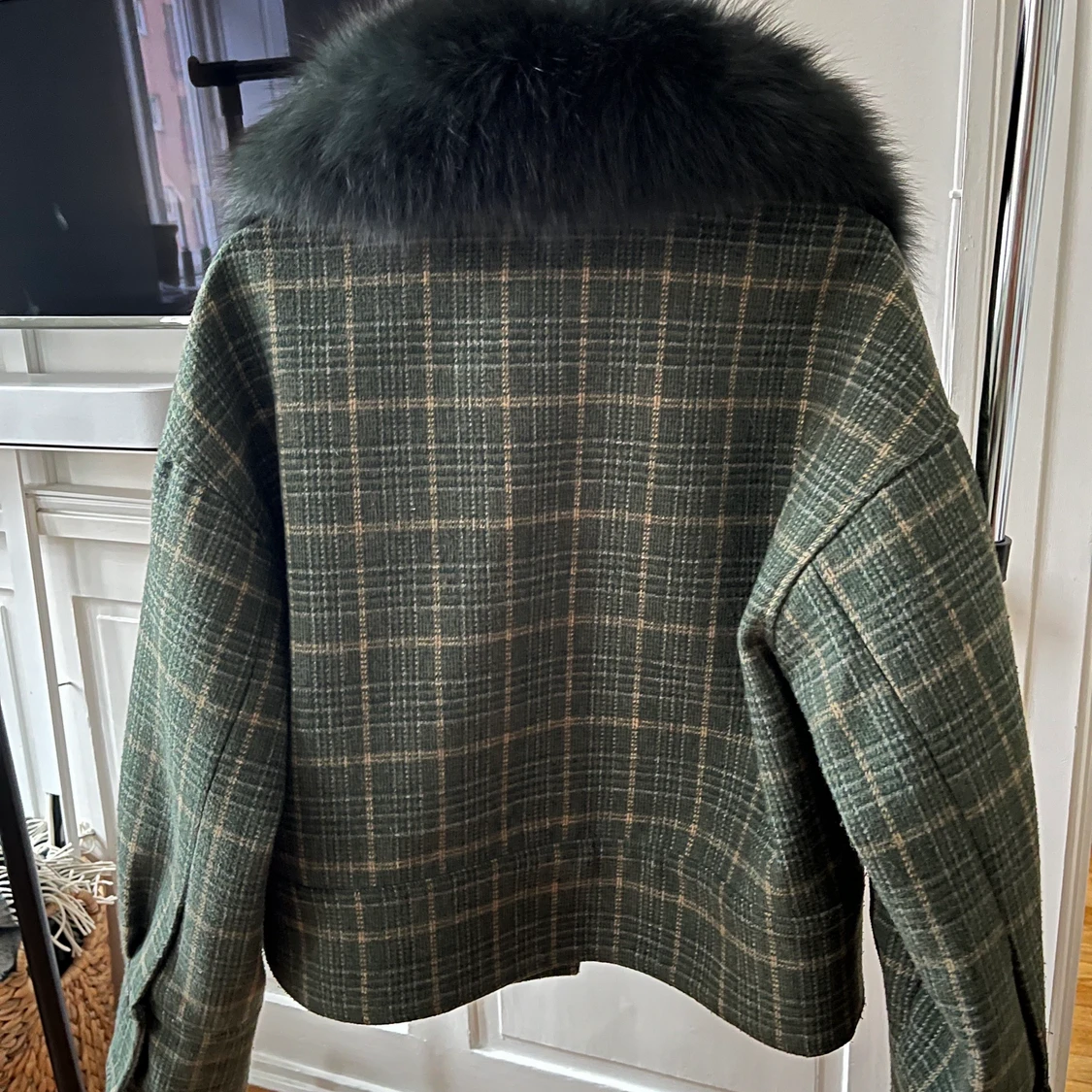 Grön unik meotine jacka  - 90