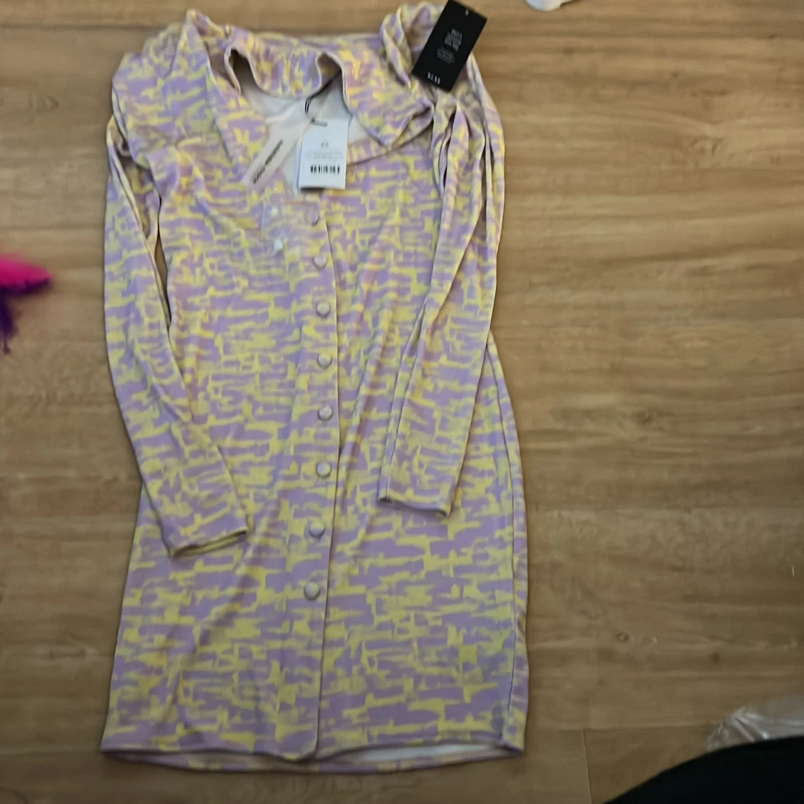 Långärmad klänning