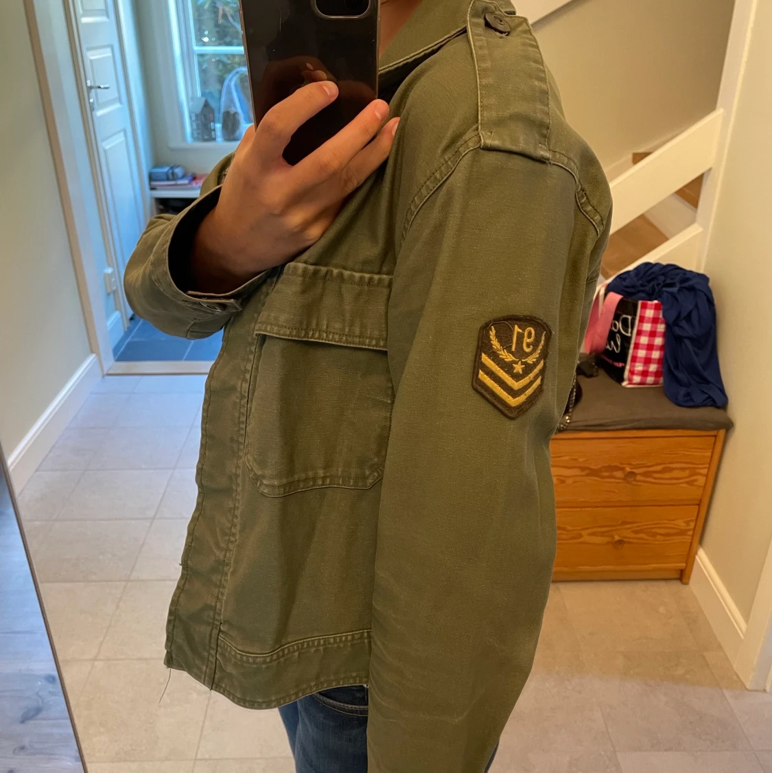 Militärgrön jacka  - 90
