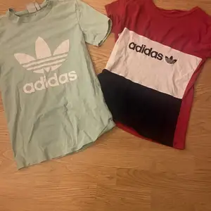 Två olika fina adidas sporttröjor, båda i storlek S, Så fina färger och basic 