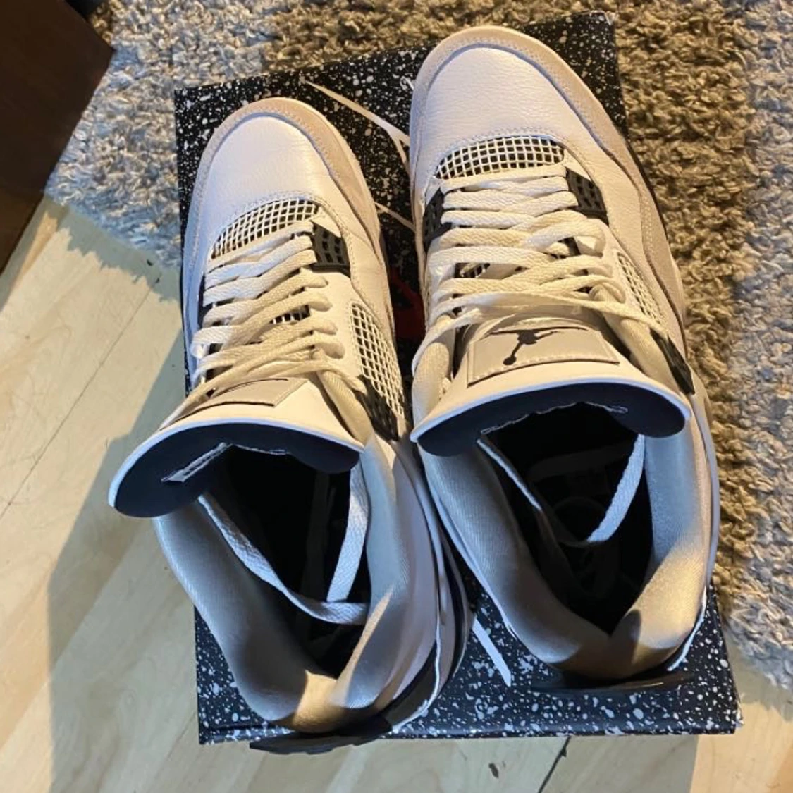 JORDAN 4 RETRO  MILITARY BLACK - 91