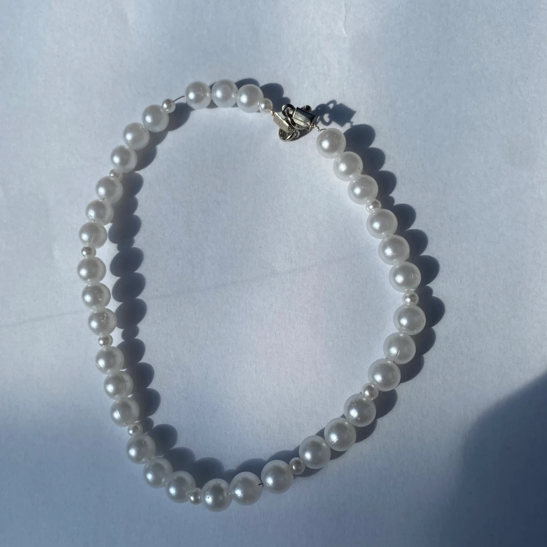 Pärlhalsband - 90