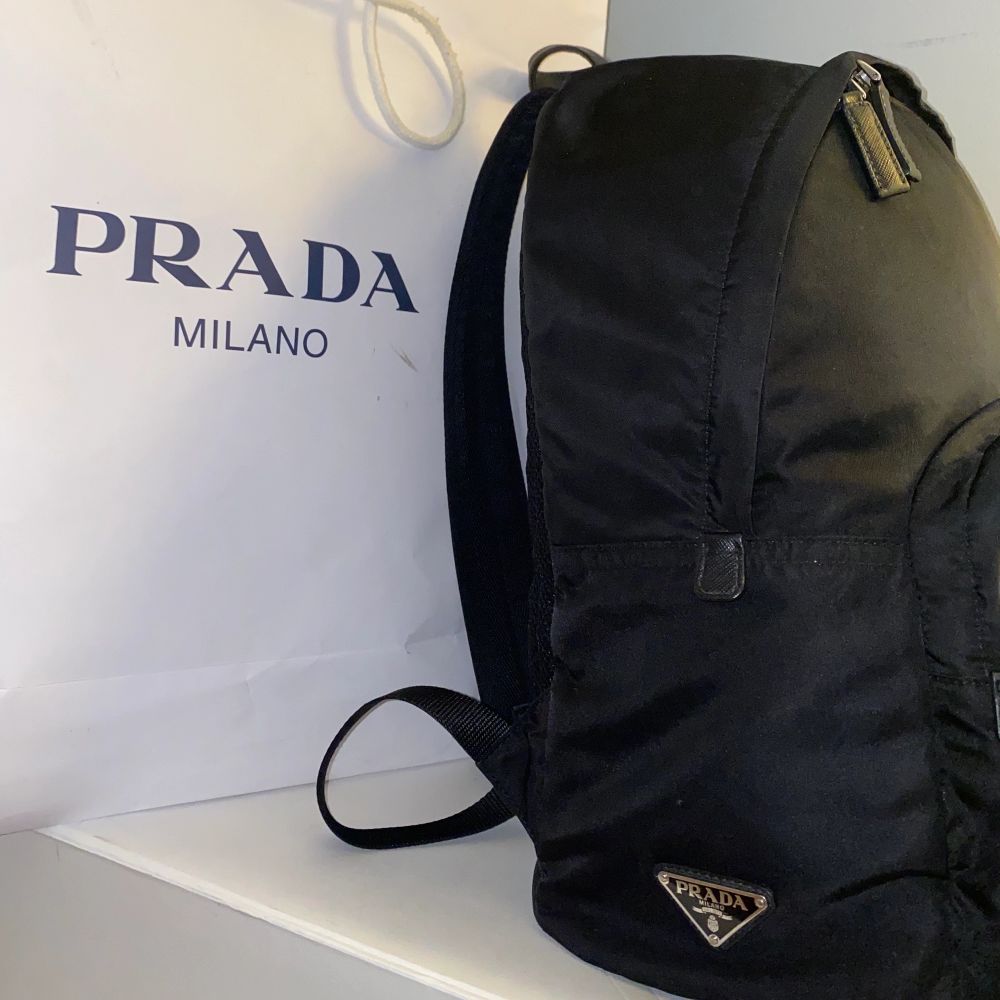 Prada backpack second hand deals