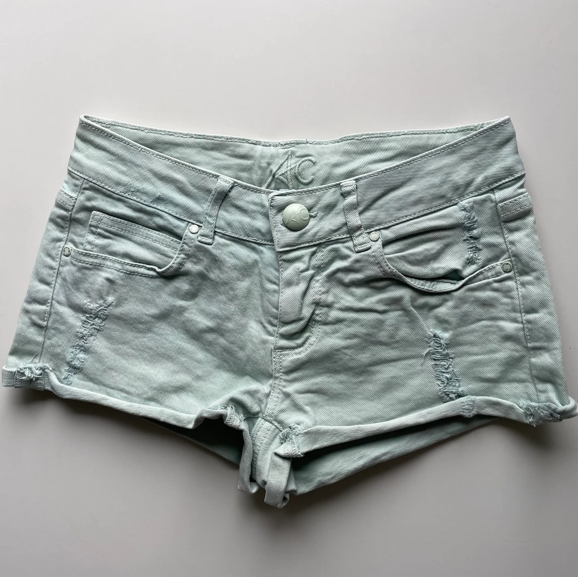 Mintgröna shorts