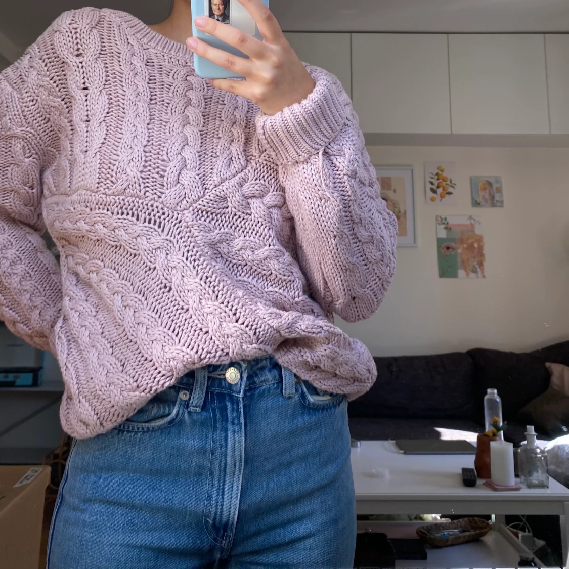 Stickad tröja 