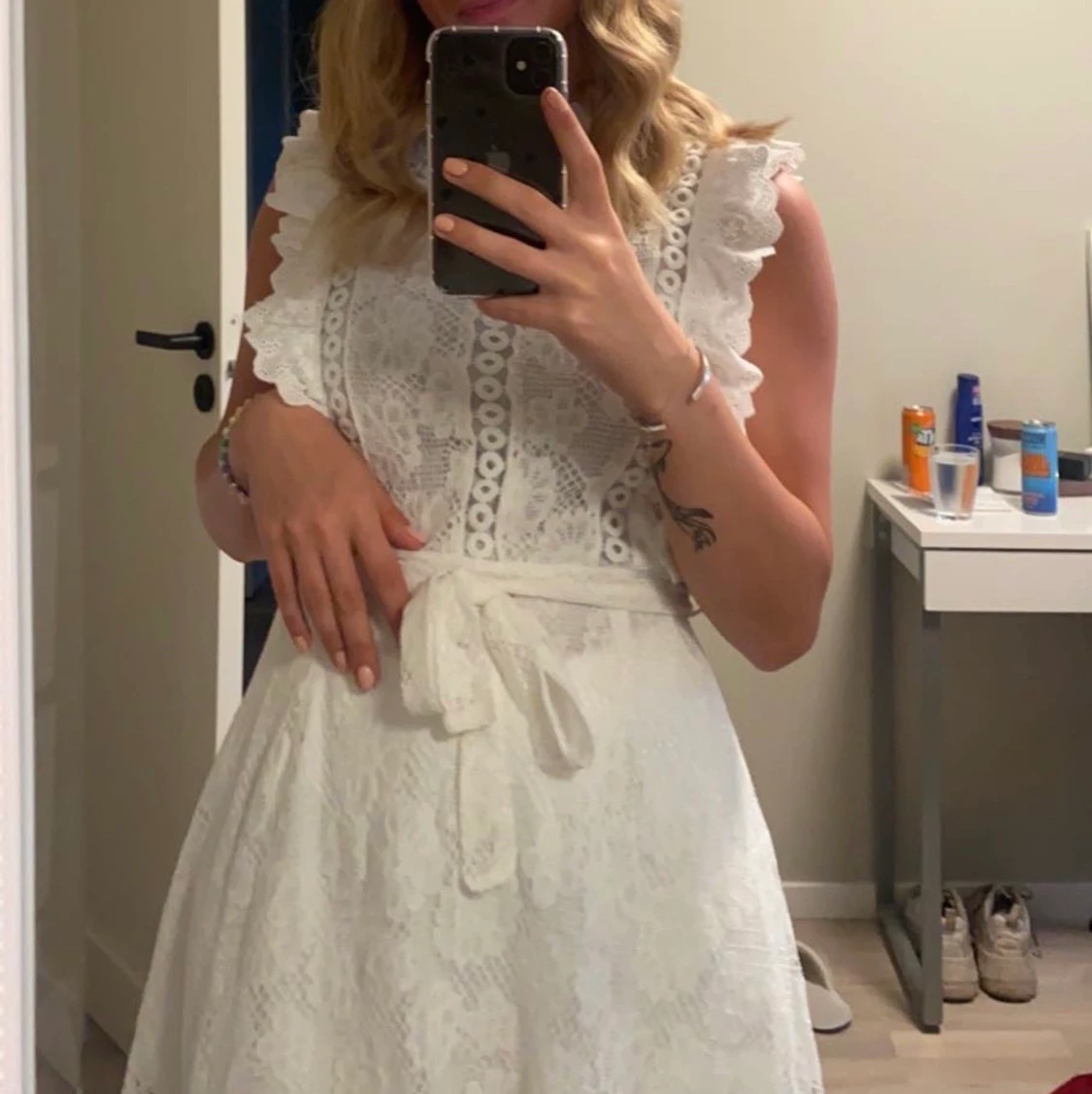 Vit klänning - 90