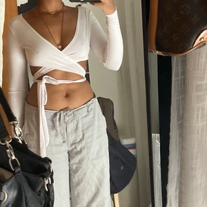 Topp - Vit knyt topp