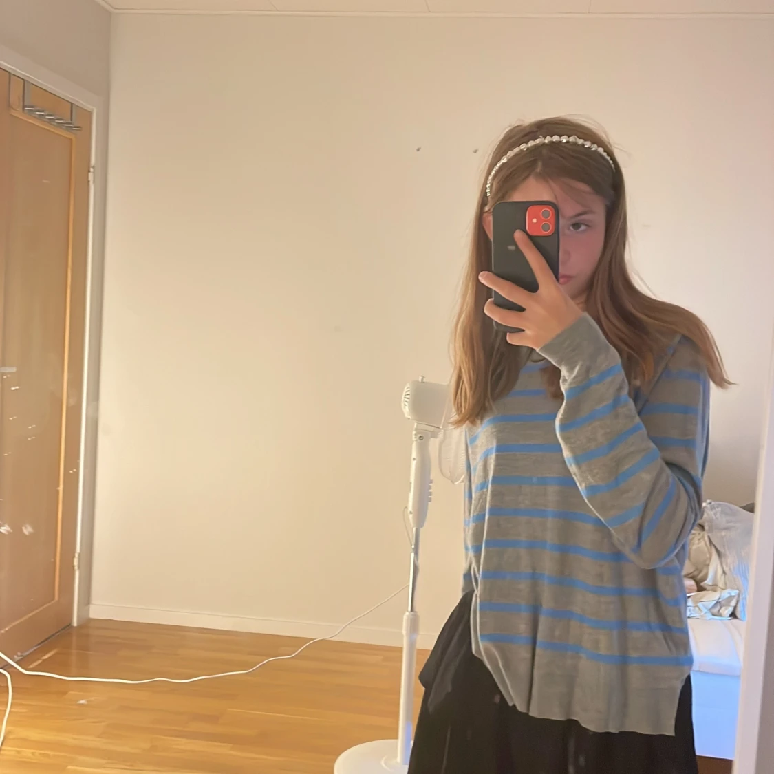 Säljer denna grå randiga tröja 