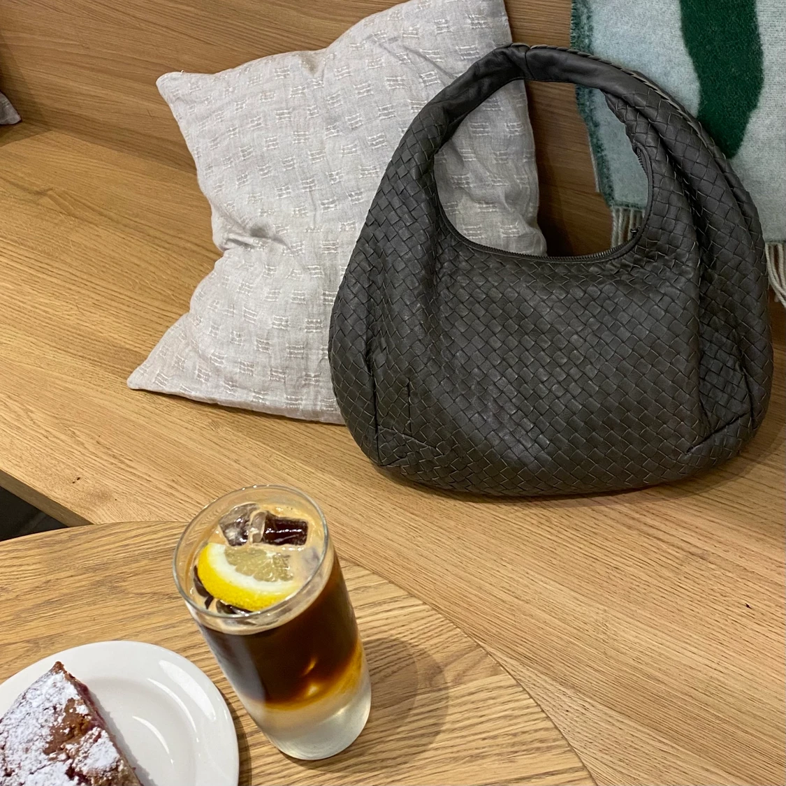 Bottega veneta grey leather vintage 