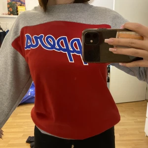 sweatshirt  - jättefin tröja köpt secondhand! lite hål i armhålorna men inget man tänker på när man har den på sig! 