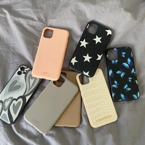 Skal - 45kr st, förutom det från Ideal of Sweden 70kr. 250kr för alla! Till iPhone 11!