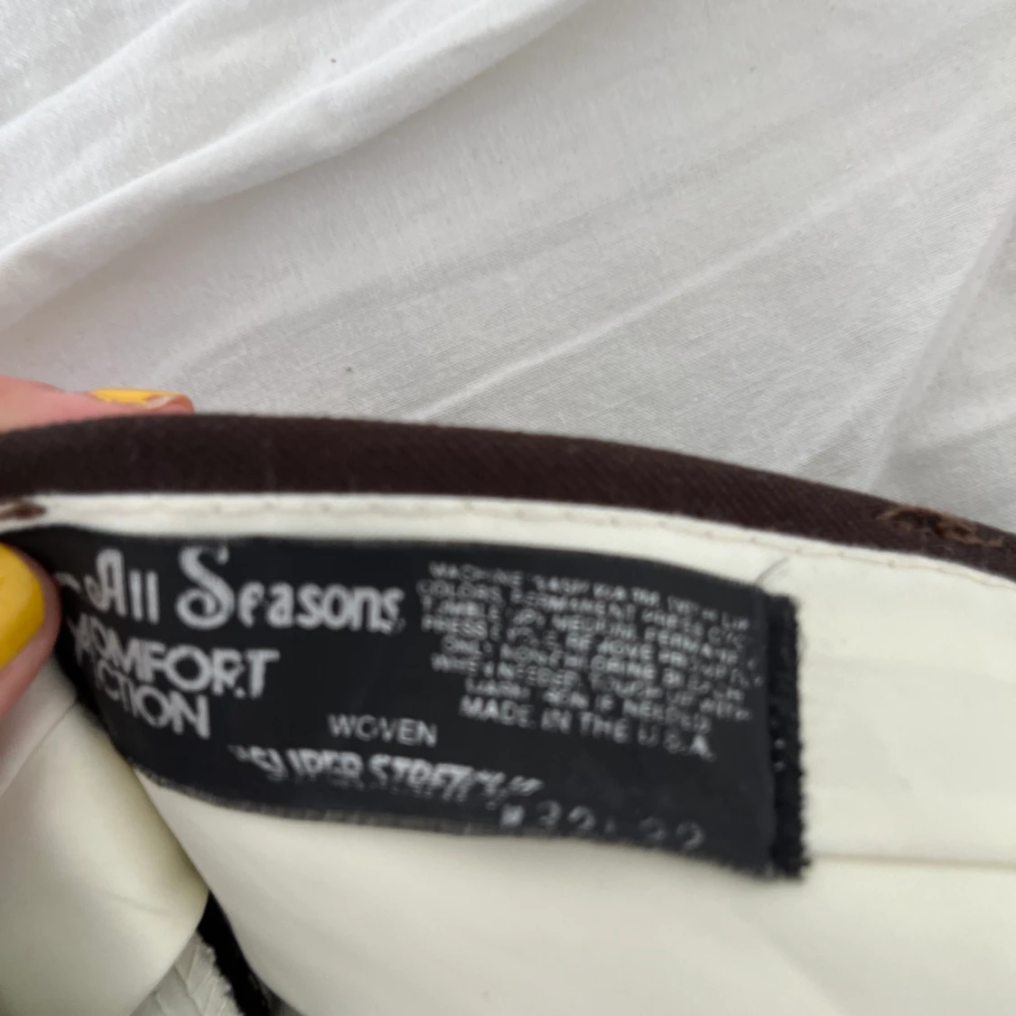 Bruna kostymbyxor  - 91