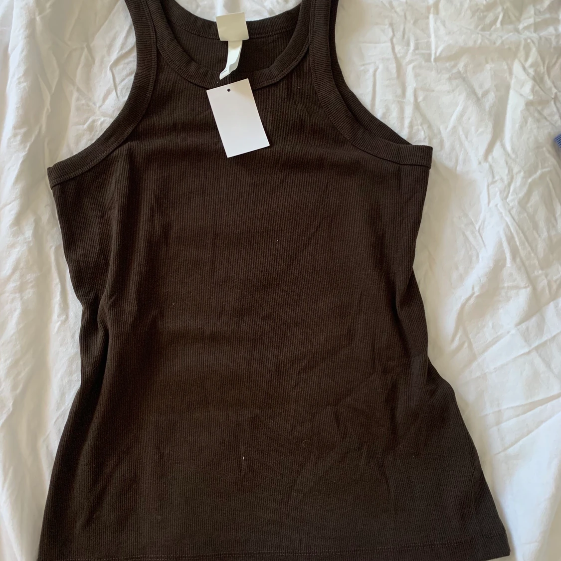 Ribbad tanktop  - 90