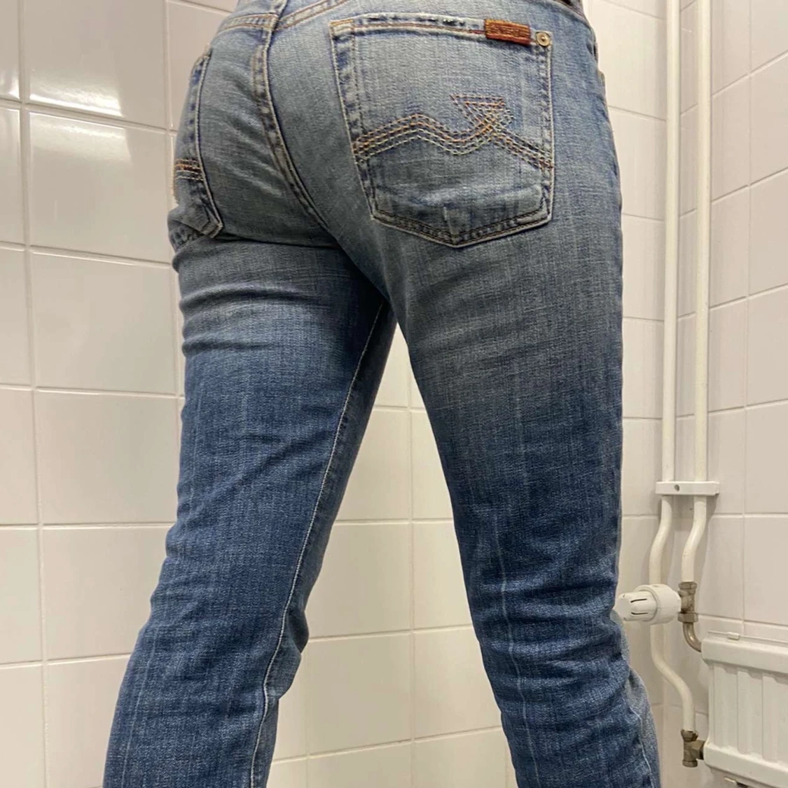 Lågmidjade jeans