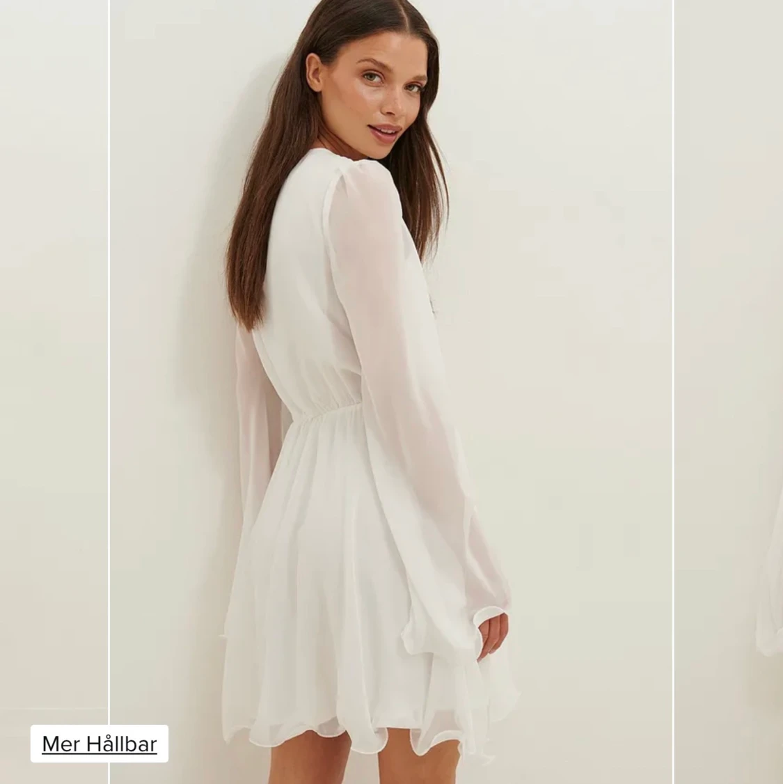 Vit klänning/studentklänning - 91