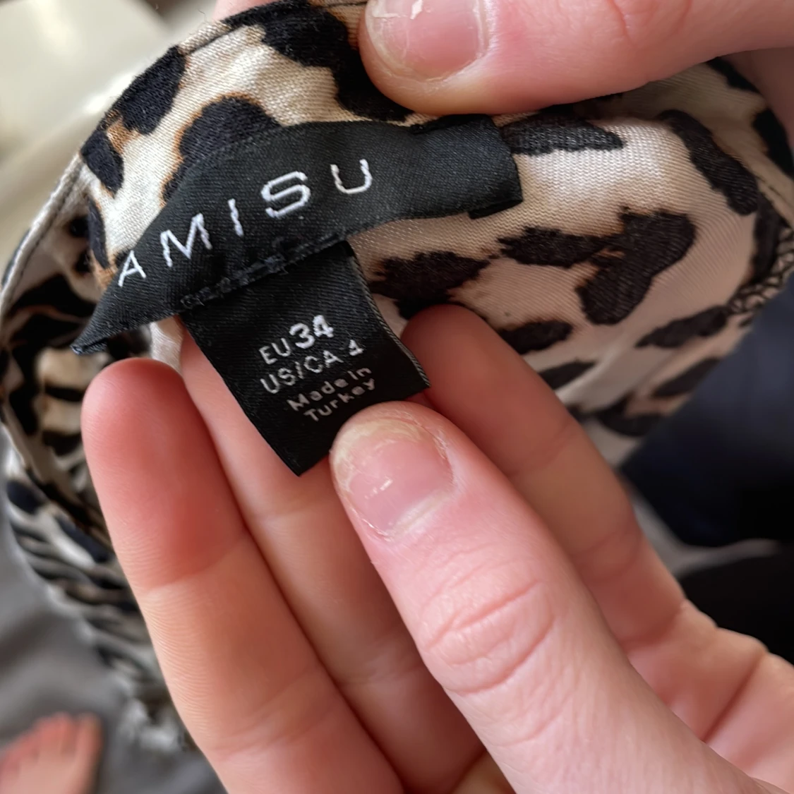 Leopard klänning - 90