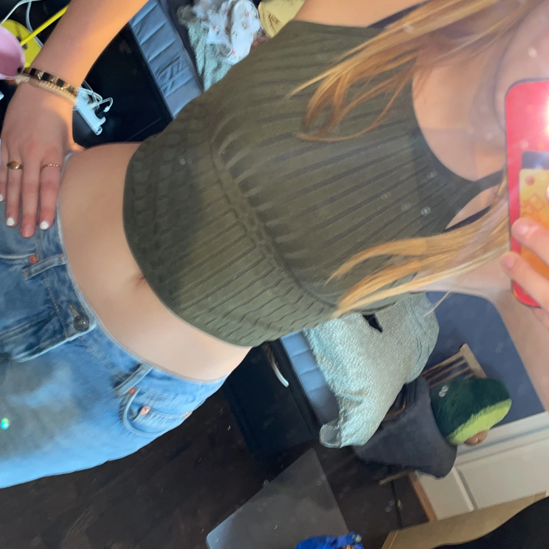 Linne mörk grön HM