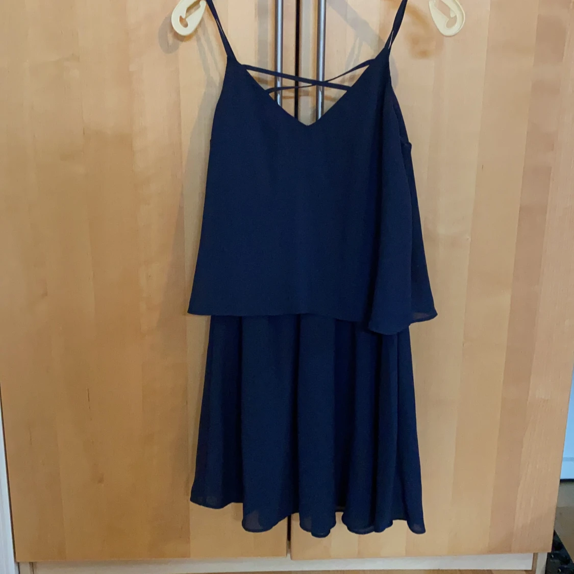 Mörkblå klänning - 90
