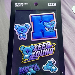 Klister märken  - Helt oöppnade officiella bt21 stickers. Ett nytt pris för dom här är 33$ men jag har sängt till typ 150kr men priset kan diskuteras 
