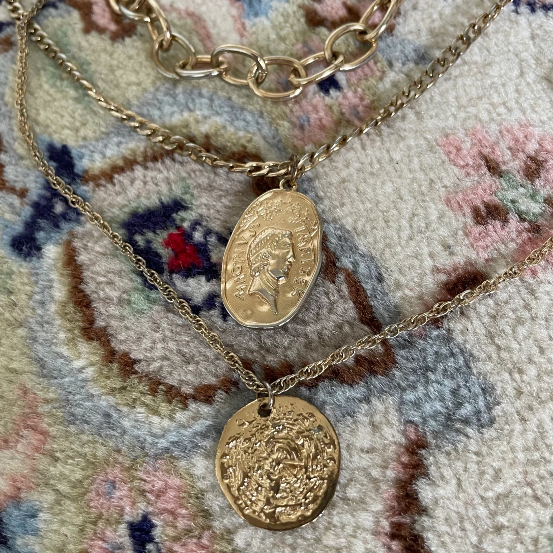 Bohemisk coin multi layer necklace - 91