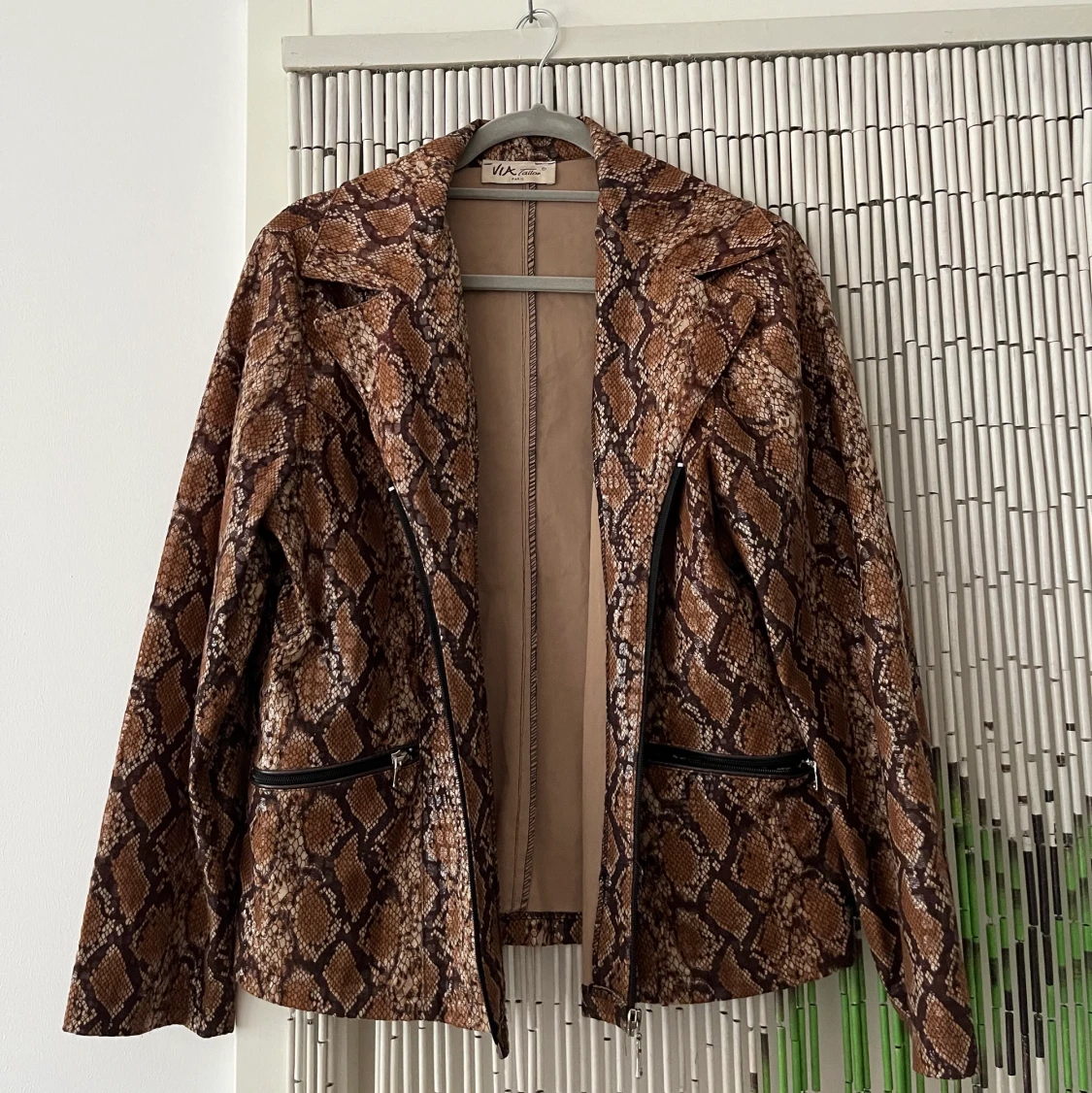 snakeprint jacket