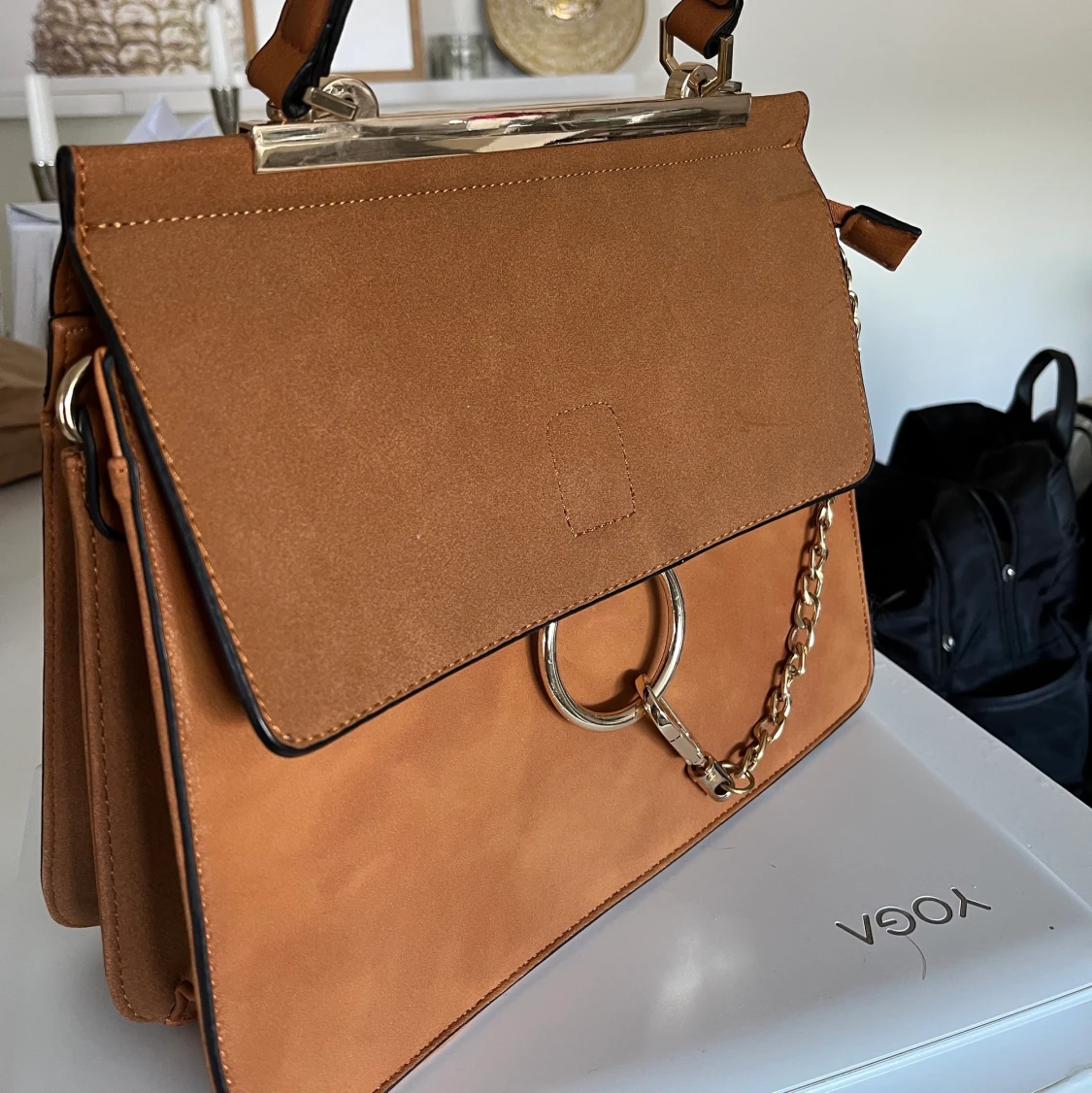 Väska i äkta skinn 