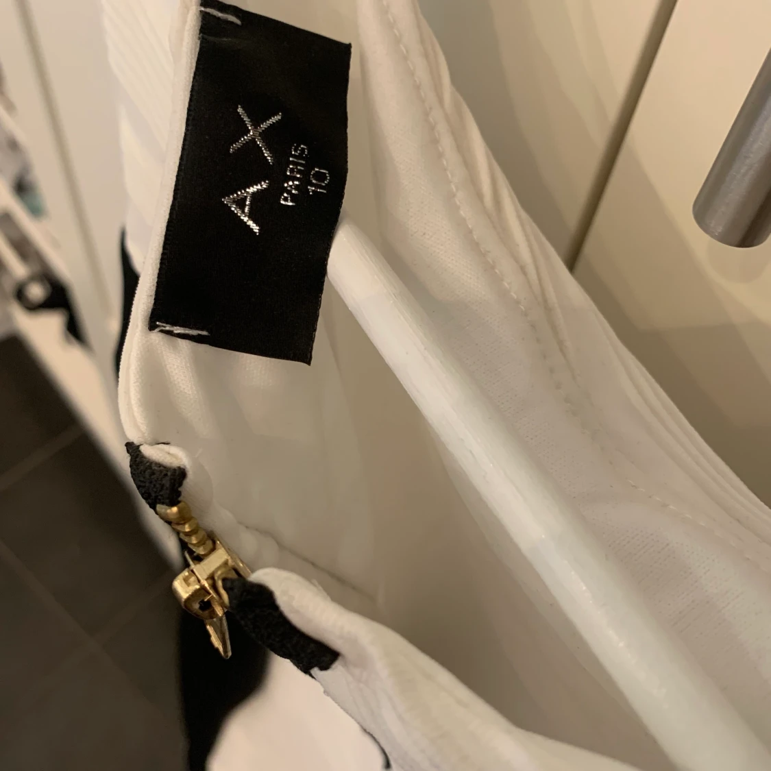 Vit/ svart klänning strl XS - 91