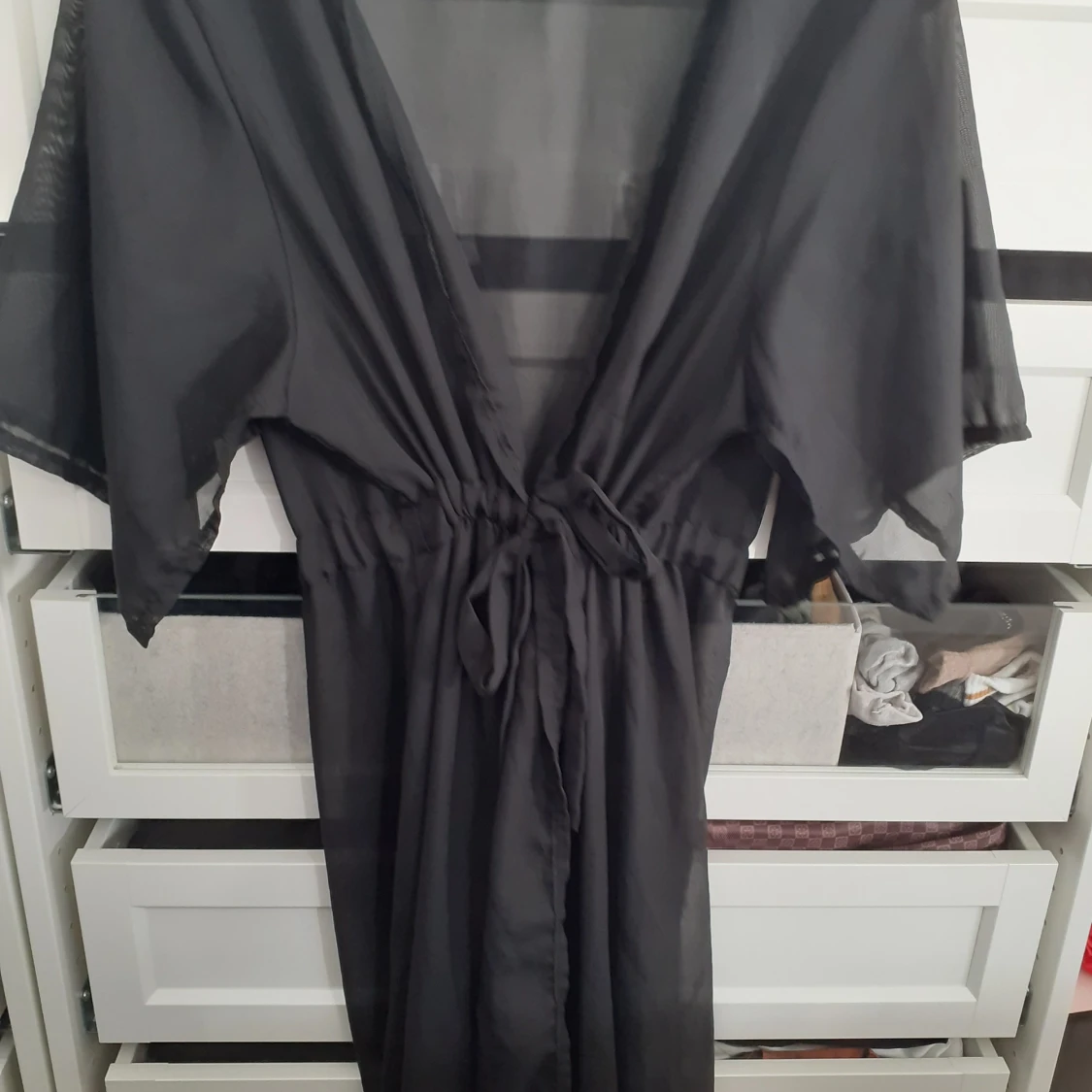 Black beach cover up