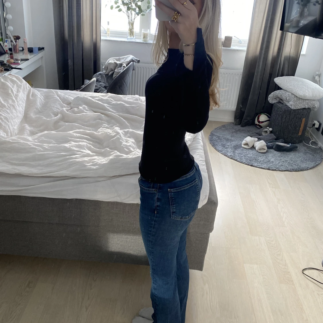 Lågmidjade jeans - 90