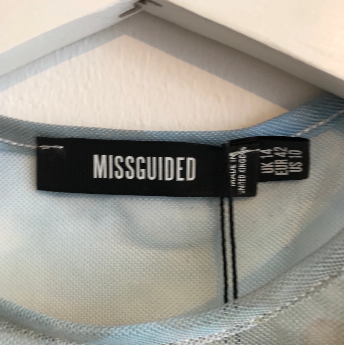 Mesh sky crop top - 91