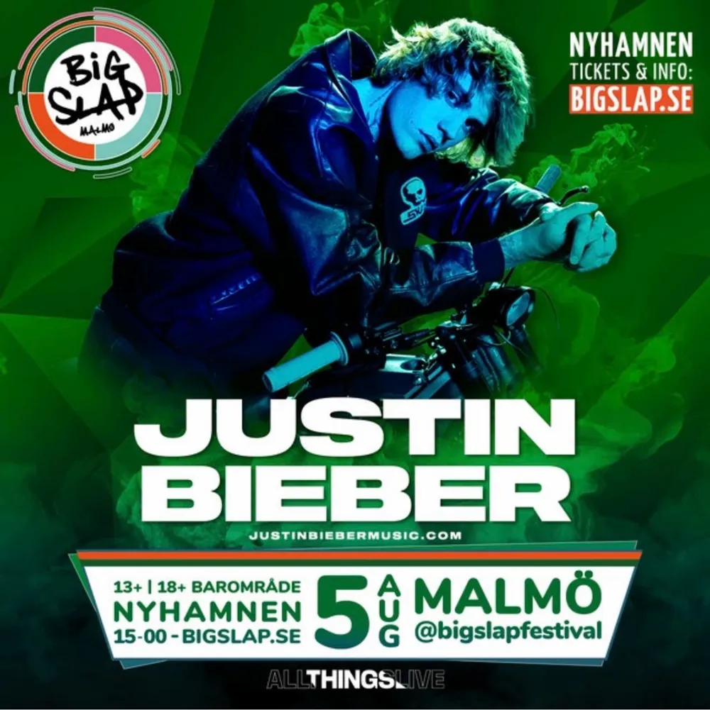 2 st justin bieber biljeter till big slap imorgon till salu de är 18+ och även vip  konatakta mig privat för mer information pris går att diskuteras biljetterna skickas över direkt . Övrigt.