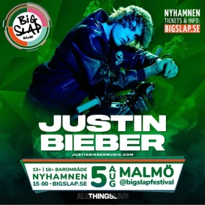 justin bieber biljetter big slap - 2 st justin bieber biljeter till big slap imorgon till salu de är 18+ och även vip  konatakta mig privat för mer information pris går att diskuteras biljetterna skickas över direkt 