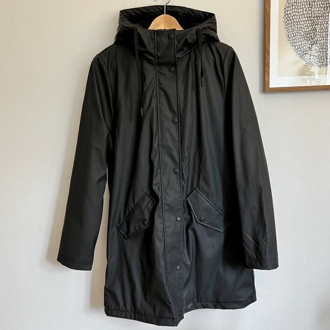 Vadderad regnkappa Only