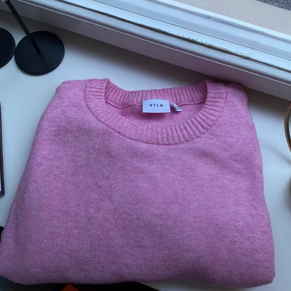 rosa tröja ifrån vila, storlek s. lägg gärna bud!💞💘🍬🙏🏼🎀. Tröjor & Koftor.