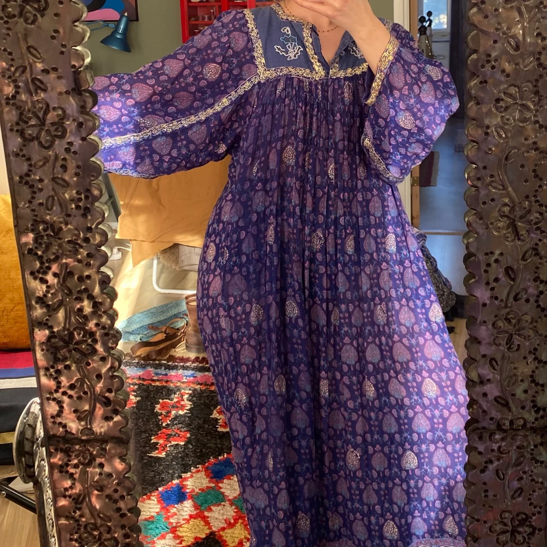 Hippie klänning strl M - 90